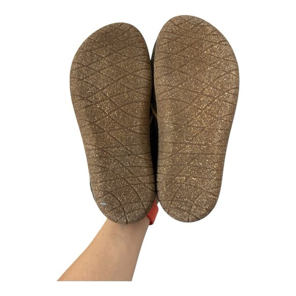 Taos Convertawool Slip On Clogs Womens Size 37 (6-6.5) Tan & Green Mix - Picture 3 of 7